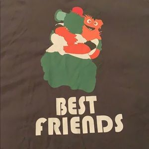 Gritty and Philly Phanatic tee shirt